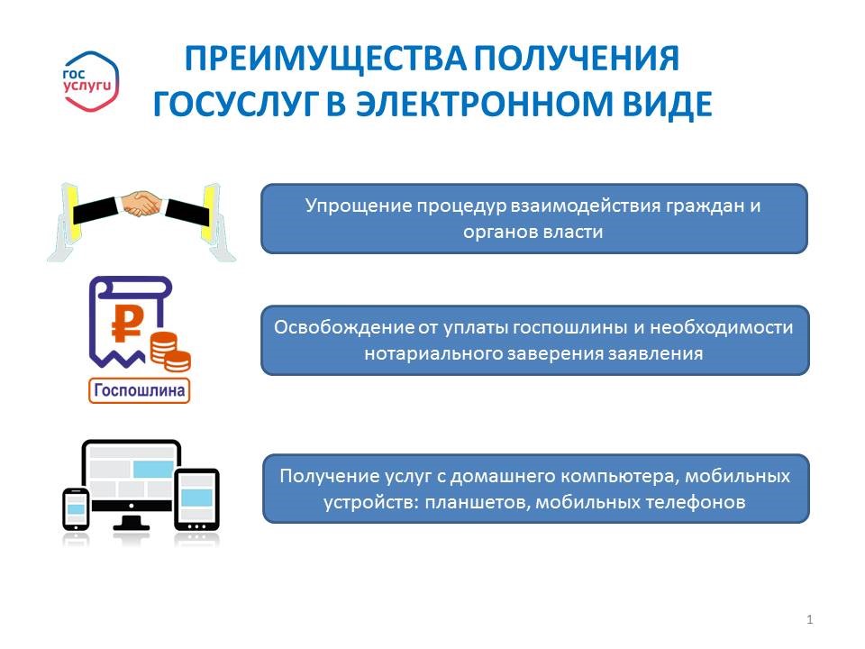 Госуслуги в эл виде